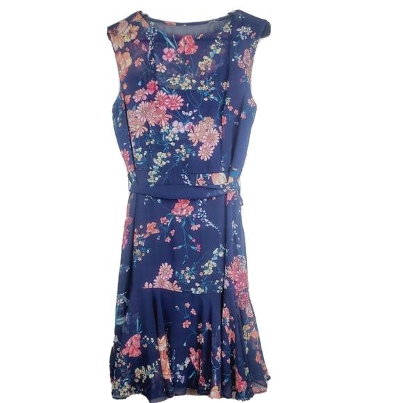 Dress Barn Floral Flare Summer Dress New NWT